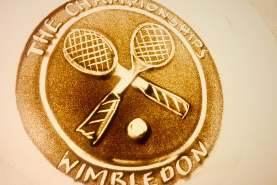 Wimbledon Sandmalerei
