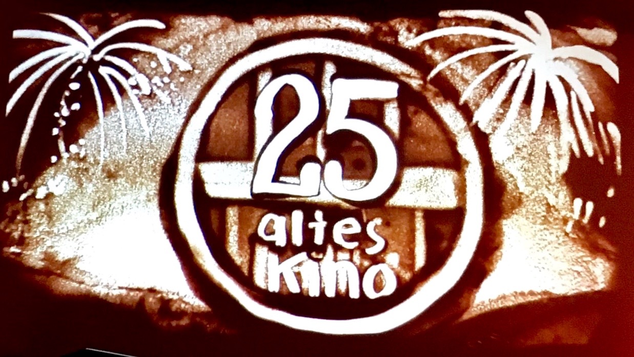 25 Jahre altes Kino Sandbild